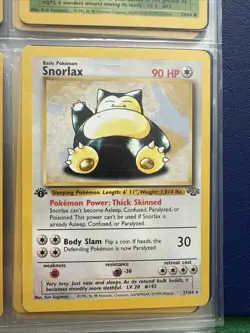Pokemon TCG Snorlax Card 27/64 1st Edition Near Mint Condition - Image 1