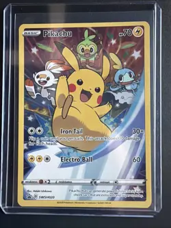 Pikachu SWSH020 Sword & Shield Promo Card Gem Mint Condition - Image 1