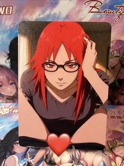 Matte Beautiful Waifu Handmade Card Goddess Story CCG Anime Double Sided - Image 1