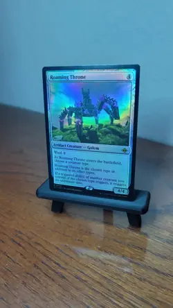MTG Roaming Throne Foil Artifact Creature Lost Caverns Rare - Image 1