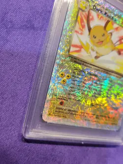 2002 POKEMON LEGENDARY COLLECTION #7 DARK RAICHU-REVERSE FOIL PSA - Image 2