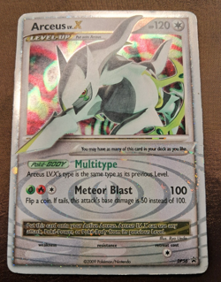 Arceus LV.X DP56 Black Star Promo Holo - 2009 Diamond & Pearl Vintage Pokemon MP - Image 1