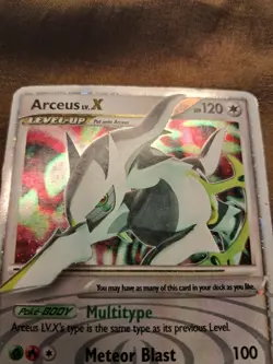 Arceus LV.X DP56 Black Star Promo Holo - 2009 Diamond & Pearl Vintage Pokemon MP - Image 2
