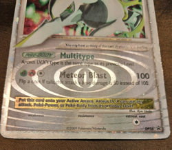 Arceus LV.X DP56 Black Star Promo Holo - 2009 Diamond & Pearl Vintage Pokemon MP - Image 3