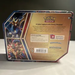 Pokemon TCG Legends of Galar Tin Zacian V 2020 Factory Sealed New - Image 4