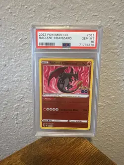 2022 Radiant Charizard 011/078 Pokemon GO Holo Gem Mint PSA 10 - Image 1