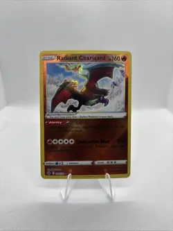 NM pokemon crown zenith holo radiant charizard 020/159 - Image 1