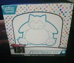 NEW- Scarlet & Violet Pokemon 151 Elite Trainer Box ETB Snorlax Factory- Sealed - Image 1
