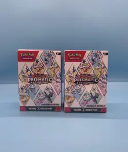 2X Pokemon TCG Prismatic Evolutions Booster Bundle - New Factory Sealed - Image 1