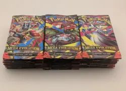 36x Pokemon TCG Mega Evolution Booster Packs Lot - New Sealed Loose - Image 1