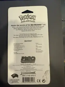 Pokemon Neo Discovery Blister Unlimited Pack Sealed - Image 3