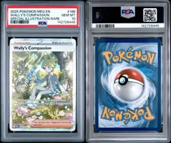 2025 POKEMON MEG EN-MEGA EVOLUTION #186 WALLY'S COMPASSION PSA 10 - Image 1