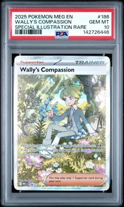 2025 POKEMON MEG EN-MEGA EVOLUTION #186 WALLY'S COMPASSION PSA 10 - Image 2