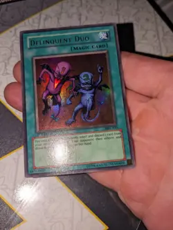 Yu-Gi-Oh! MRL-039 Delinquent Duo Magic Ruler Ultra Rare 1st Edition - Image 1