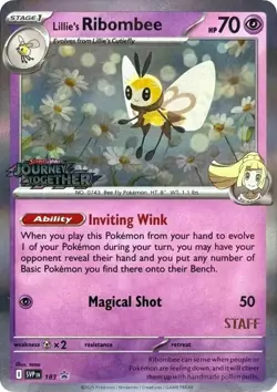 Lillie's Ribombee - 183 (Prerelease) 183 Sv: Scarlet & Violet Promo Cards Holo - Image 1