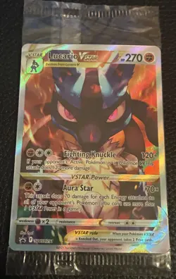 Lucario VSTAR #SWSH291 Sword & Shield Promo Card Pokemon Sealed NM - Image 1