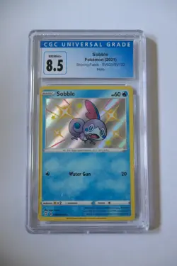 Sobble Shiny Holo SV025/SV122 CGC 8.5 Blue Label - Shining Fates Pokemon Card - Image 3