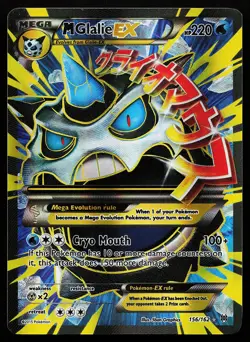 M Glalie EX 156/162 Holo Full Art XY BREAKthrough Pokemon Card - Image 1