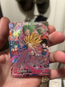 Dragon Ball Super Card The Radiant Saiyans SCR Foil Battle 40000 Power Standard - Image 1