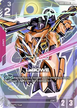 Gundam Card Game: Newtype Rising - LaGOWE (R+) (GD01-050) NM - Image 1