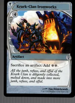 MTG - Krark-Clan Ironworks - FUTURE SIGHT - Artifact - MB2 #224 - UC - Image 1