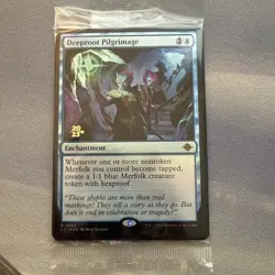 Deeproot Pilgrimage FOIL Prerelease Promo SEALED 52 Ixalan LCI MTG Rare Unplayed - Image 1