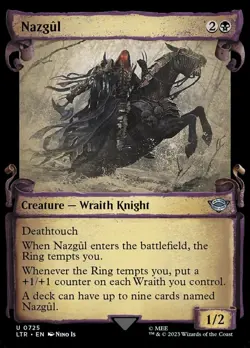 MTG Nazgul (0725) - Foil - Showcase Scrolls, The Lord of the Rings: Tales of Mid - Image 1