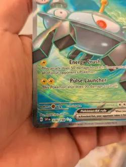 Pokemon TCG Magnezone EX Scarlet & Violet Base Set Holo Ultra Rare Card 226/198 - Image 2