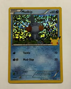 Pokemon McDonalds 2021 Mudkip Holo Rare Card 19/25 NM Condition - Image 1