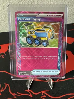 Precious Trolley 185/191 ACE SPEC Rare Holo Surging Sparks Trainer Pokemon Card - Image 1