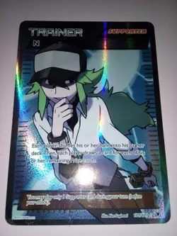 Pokemon Trainer Card N (Supporter) (Full Art) 101/101 Noble Victories Holo - Image 2