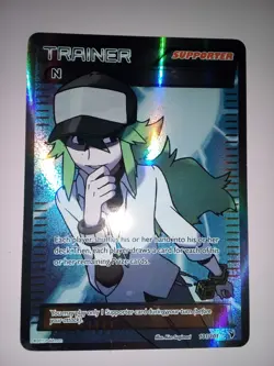 Pokemon Trainer Card N (Supporter) (Full Art) 101/101 Noble Victories Holo - Image 3