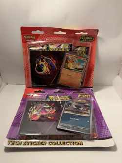 Lot Of 2 Pokemon TCG Ascended Heroes Tech Sticker Collection 3 Pack Blister - Image 2