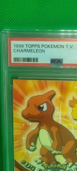 PSA 9 1999 TOPPS POKEMON TV #5 CHARMELEON Vintage Graded Mint Pokemon Chrome - Image 3