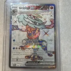 Pokemon TCG Greninja ex - 198/167 Twilight Masquerade NM/M 2024 Full Art - Image 1