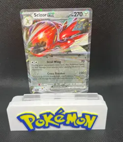 SCIZOR EX 111/162 TEMPORAL FORCES POKEMON (DOUBLE RARE, NM) - Image 1