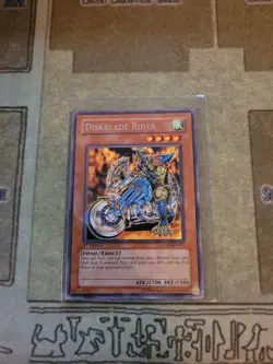 YUGIOH DISKBLADE RIDER LODT-EN035 RARE 1ST ED NM 1996 PRINT - Image 1