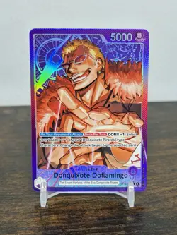 One Piece Donquixote Doflamingo - OP14-060 (Alternate Art) The Azure Sea's Seven - Image 1