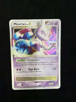 Pokemon TCG Mewtwo LV.X Black Star Promo DP28 Holo Card - Image 2