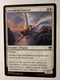 MTG Magic the Gathering Starnheim Courser (32/551) Kaldheim LP - Image 1