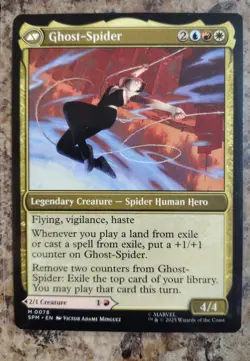 MTG Ghost-Spider Gwen Stacy Marvel's Spider-Man Magic The Gathering NM 0078 - Image 2