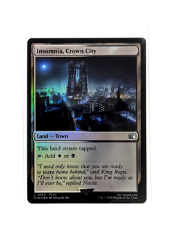 Insomnia, Crown City 0282 Land Foil FFXV FIN MTG FINAL FANTASY EN NM/M - Image 1