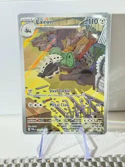 Lairon 184/167 Full Art Holo Pokemon Sv06: Twilight Masquerade English Near Mint - Image 1