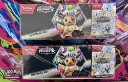 Pokemon Prismatic Evolutions Sams Club Exclusive Surprise Box Booster Bundle x2 - Image 1