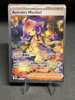 Acerola's Mischief 183/132 Pokemon TCG Me01: Mega Evolution SIR Holo - Image 1