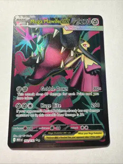 2025 Mega Mawile EX Ultra Rare Full Art Mega Evolution Pokemon TCG 162/132 💫 - Image 1