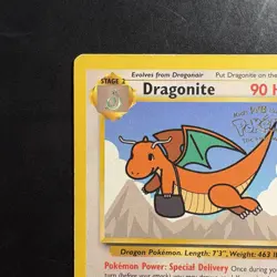 Pokemon Vintage Black Star Promo Dragonite #5 Kid’s WB Rare WotC 2000 - Image 2