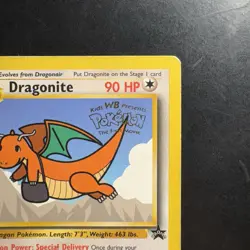 Pokemon Vintage Black Star Promo Dragonite #5 Kid’s WB Rare WotC 2000 - Image 3