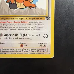 Pokemon Vintage Black Star Promo Dragonite #5 Kid’s WB Rare WotC 2000 - Image 4