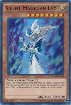 Silent Magician LV8 - YGLD-ENC04 - Ultra Rare - Unlimited Edition - Near Mint - Image 1